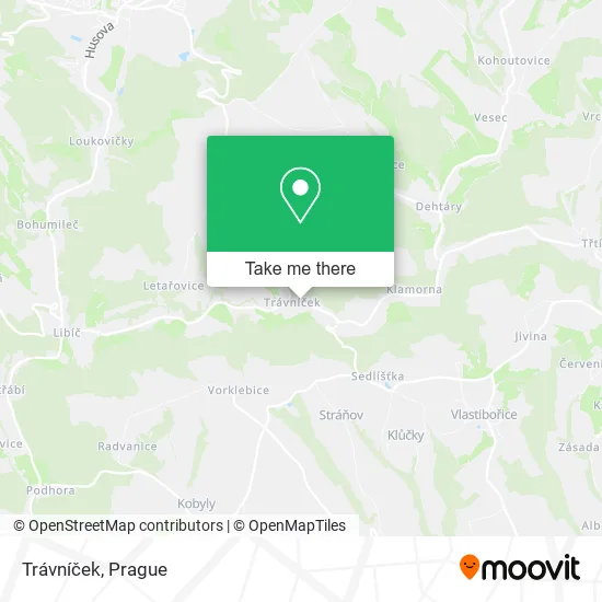 Карта Trávníček