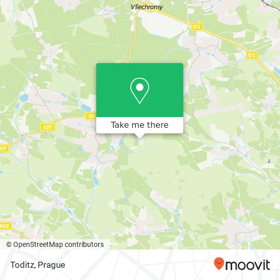 Карта Toditz
