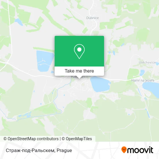 Карта Страж-под-Ральскем