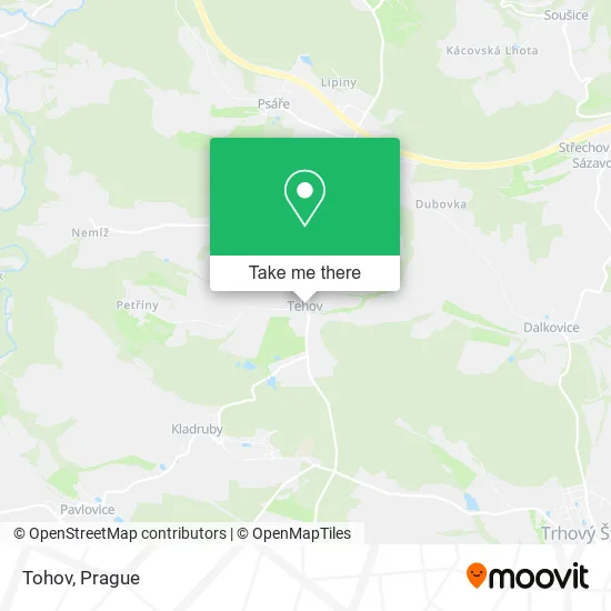 Карта Tohov