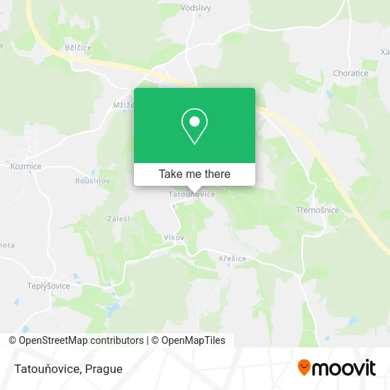 Карта Tatouňovice