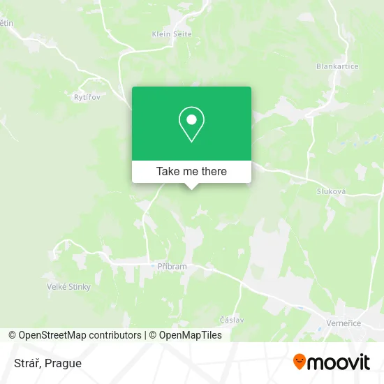 Карта Strář
