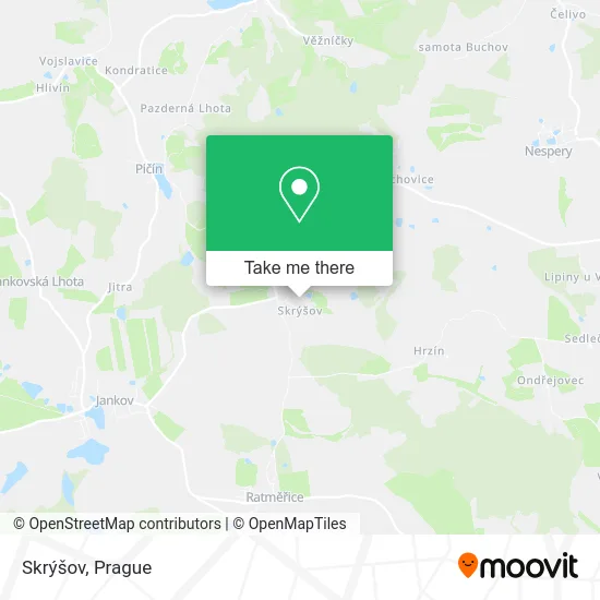 Карта Skrýšov