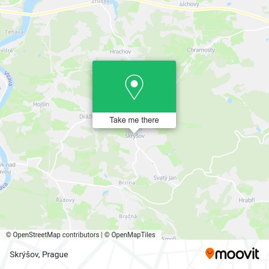 Карта Skrýšov