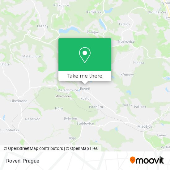 Roveň map