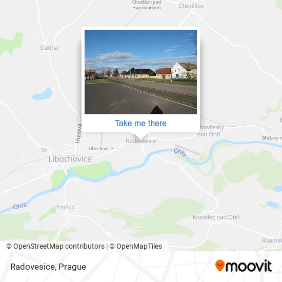 Карта Radovesice