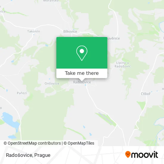 Radošovice map