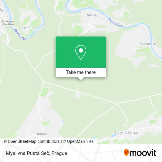 Карта Myslivna Pustá Seč