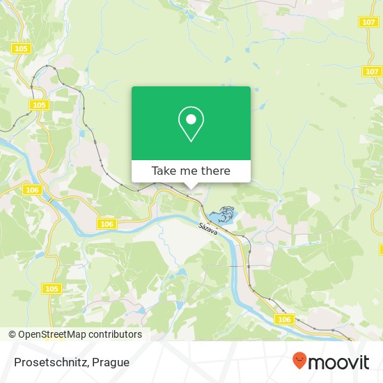 Prosetschnitz map