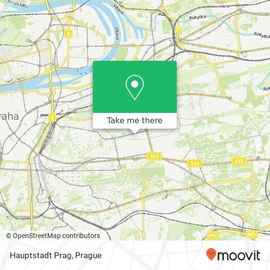 Карта Hauptstadt Prag