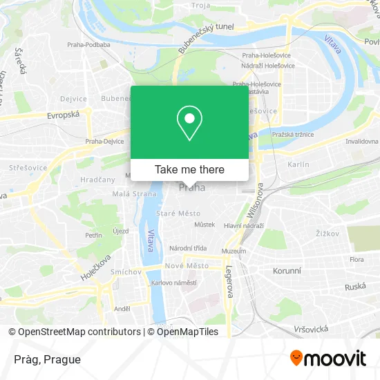 Карта Pràg