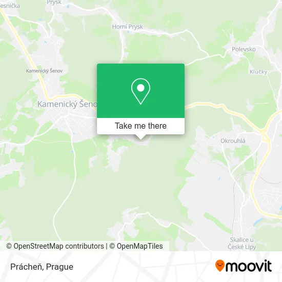 Карта Prácheň