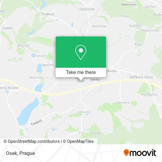 Карта Osek