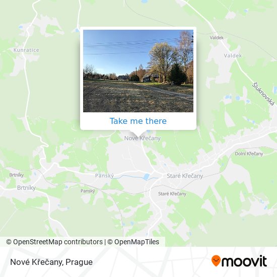 Nové Křečany map