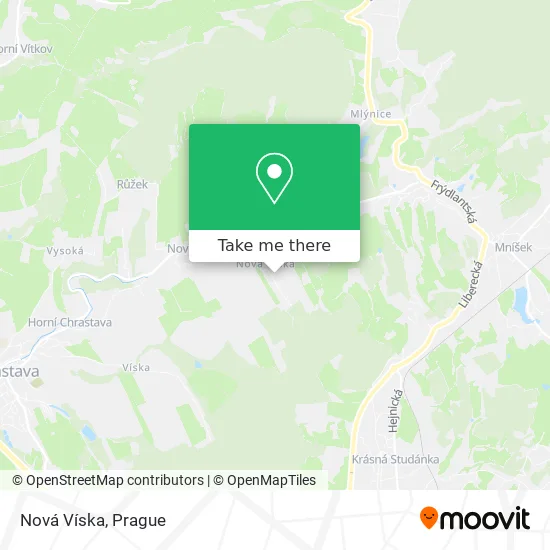 Карта Nová Víska