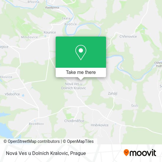 Карта Nová Ves u Dolních Kralovic