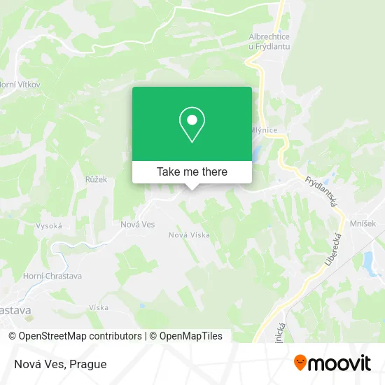 Карта Nová Ves