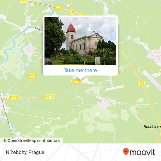 Nížebohy map