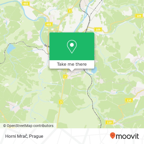 Horní Mrač map