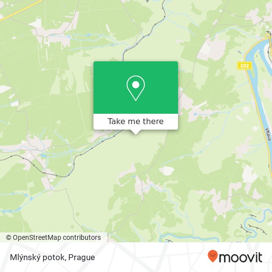 Карта Mlýnský potok