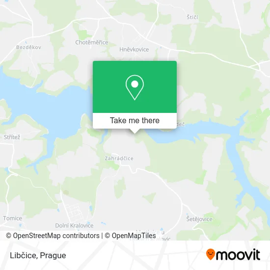 Карта Libčice