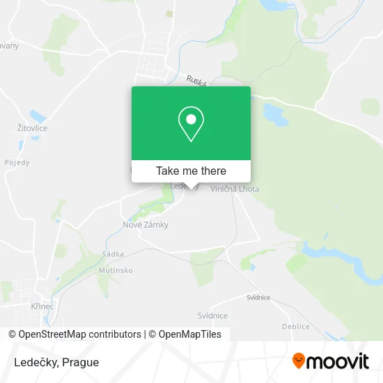 Карта Ledečky