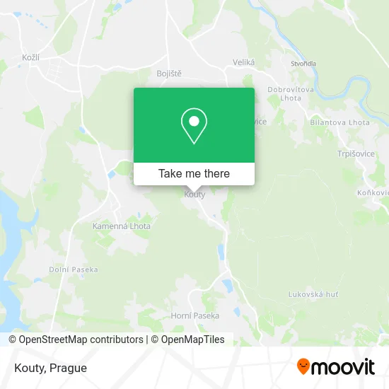 Карта Kouty