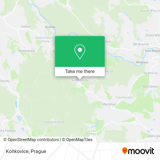 Карта Koňkovice