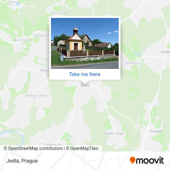 Карта Jedlá