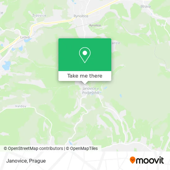 Карта Janovice