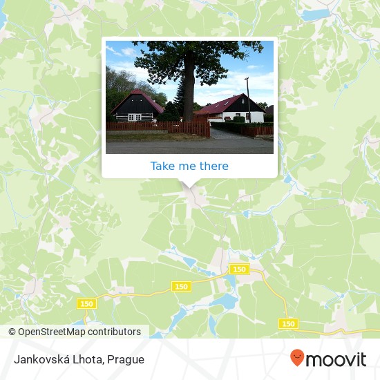 Jankovská Lhota map