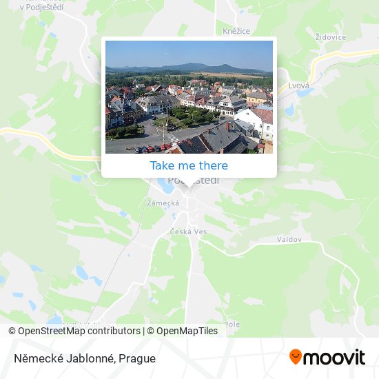 Německé Jablonné map