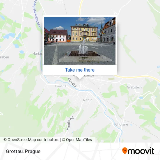 Карта Grottau