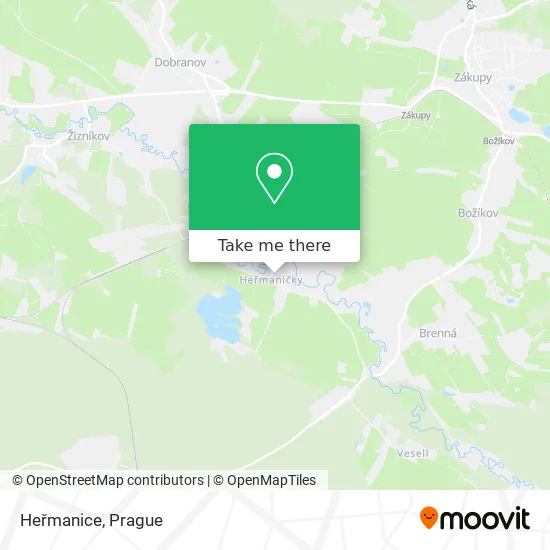 Карта Heřmanice