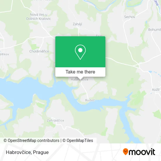 Карта Habrovčice