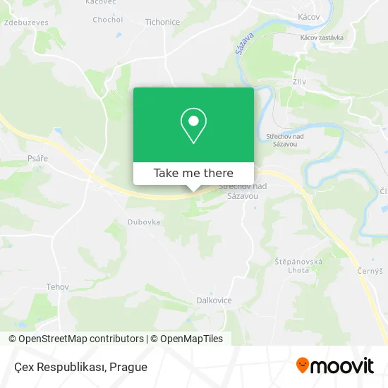 Карта Çex Respublikası