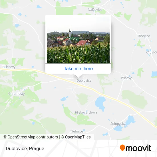 Карта Dublovice
