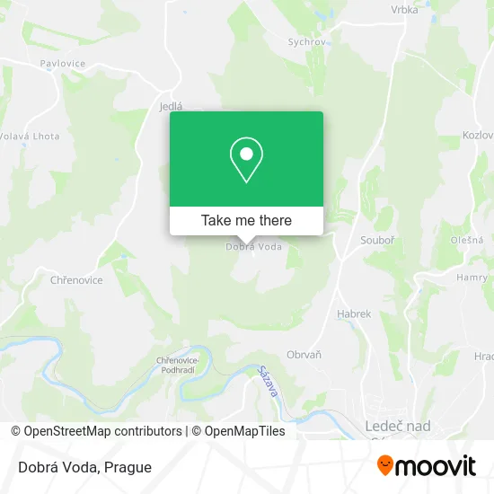 Карта Dobrá Voda