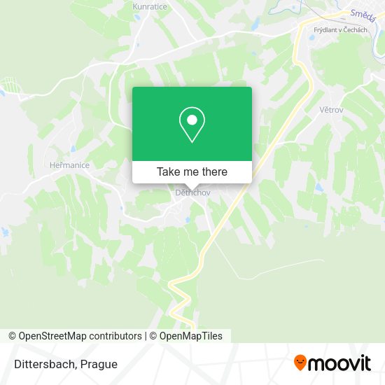 Карта Dittersbach