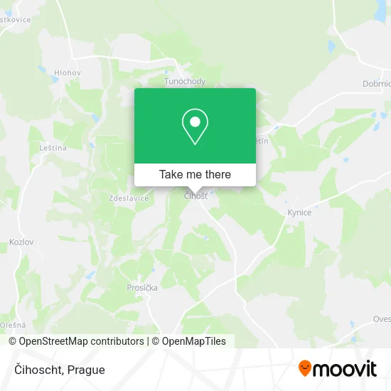 Карта Čihoscht