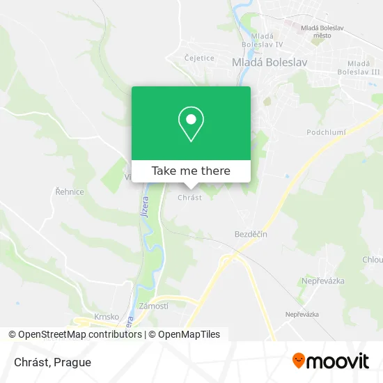Карта Chrást