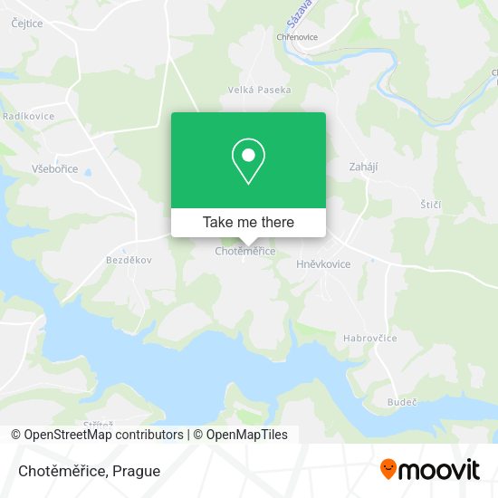 Chotěměřice map