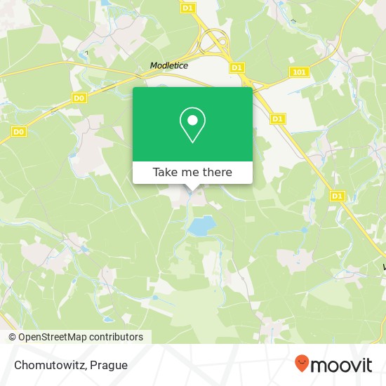 Chomutowitz map