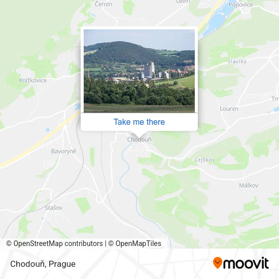 Карта Chodouň