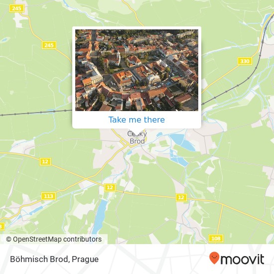 Böhmisch Brod map