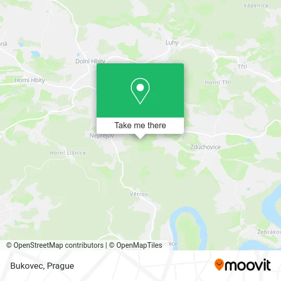 Карта Bukovec