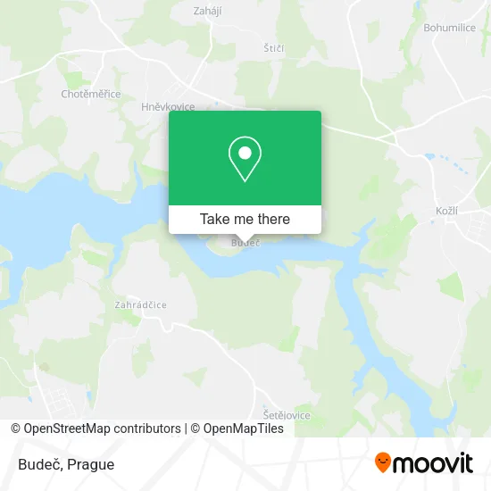 Карта Budeč