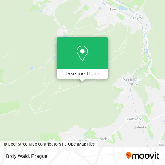 Карта Brdy Wald