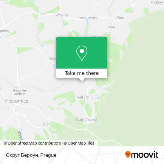 Карта Округ Бероун