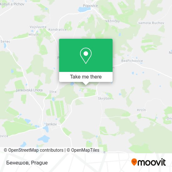 Карта Бенешов